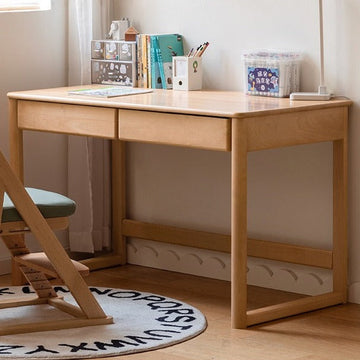 Beech Solid Wood Children's Large Desktop desk